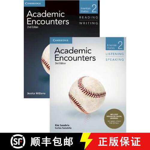 【3-4周达】Academic Encounters Level 2 2-Book Set (Randw Student's Book with Digital Pack, Lands Stud... [9781009345507]