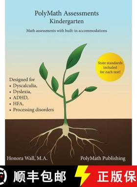 【3-4周达】PolyMath Assessments: Kindergarten [9781732760110]