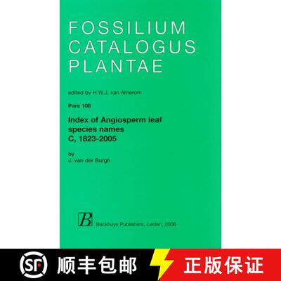 【3-4周达】Fossilium Catalogus Plantae, Volume 108 [9789057821844]