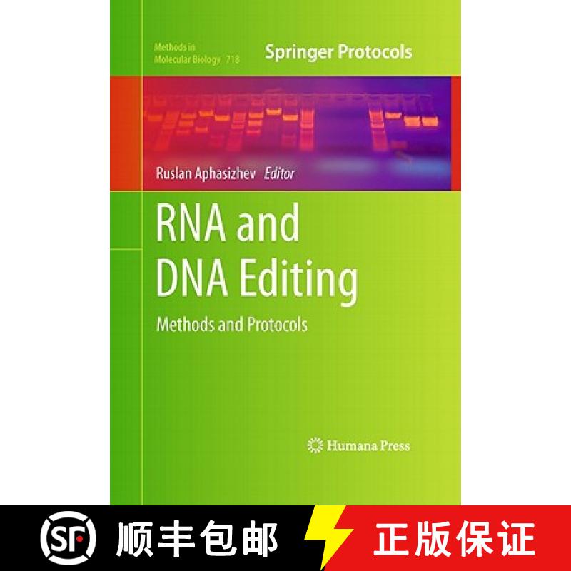 【3-4周达】RNA and DNA Editing : Methods and Protocols [9781617790171]