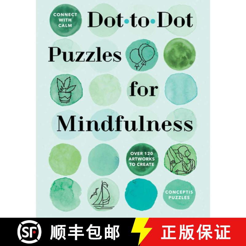 【3-4周达】Connect with Calm: Dot-To-Dot Puzzles for Mindfulness [9781454949893]