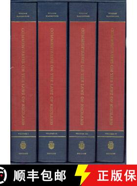 【3-4周达】精装 Commentaries on the Laws of England, A Facsimile of the First Edition of 1765-1769: A... [9780226055473]