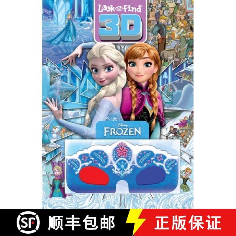 【3-4周达】Disney Frozen: Look and Find 3D [9781503772182]