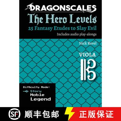 【3-4周达】DragonScales, The Hero Levels, Viola Story: 25 Fantasy Etudes to Slay Evil for violin, vio... [9798991849500]