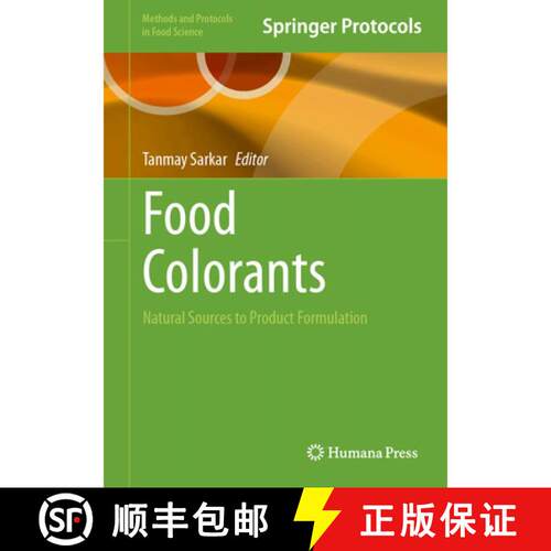 【3-4周达】精装 Food Colorants: Natural Sources to Product Formulation [9781071655030]