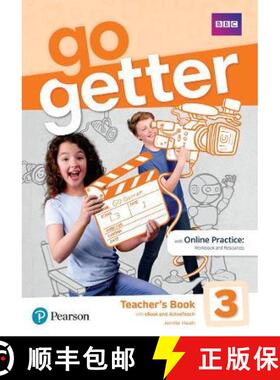 【3-4周达】GoGetter 3 Teacher's Book with MyEnglishLab & Online Extra Homework + DVD-ROM Pack [9781292210056]
