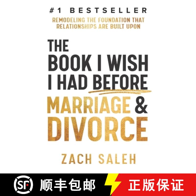 【2-3周达】The Book I Wish I Had Before Marriage and Divorce: Remodeling the Foundation That Relation... [9781963793185]