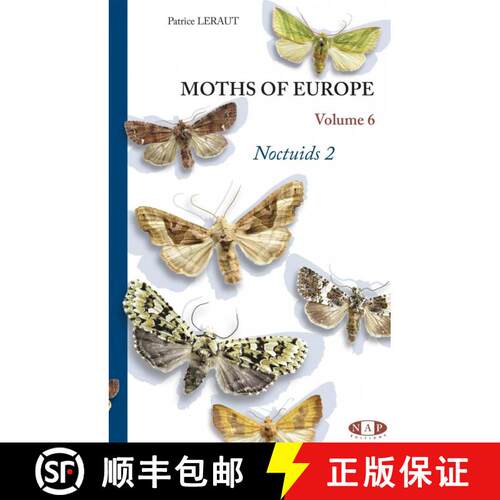 【3-4周达】精装 Moths of Europe, Volume 6 [9782913688322]