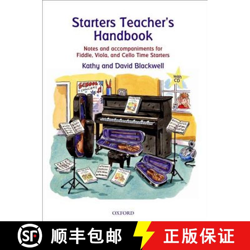 【2-3周达】Starters Teacher's Handbook: Notes and accompaniments for Fiddle, Viola, and Cello Time St... [9780193365858]