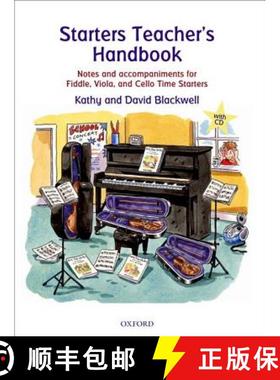 【3-4周达】Starters Teacher's Handbook: Notes and accompaniments for Fiddle, Viola, and Cello Time St... [9780193365858]