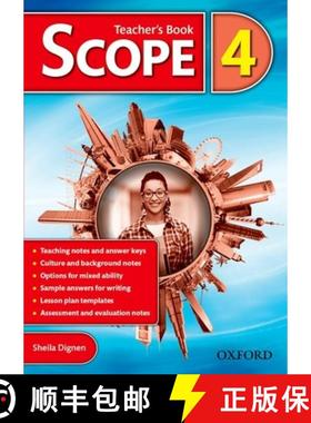 【3-4周达】Scope: Level 4: Teacher's Book [9780194506397]