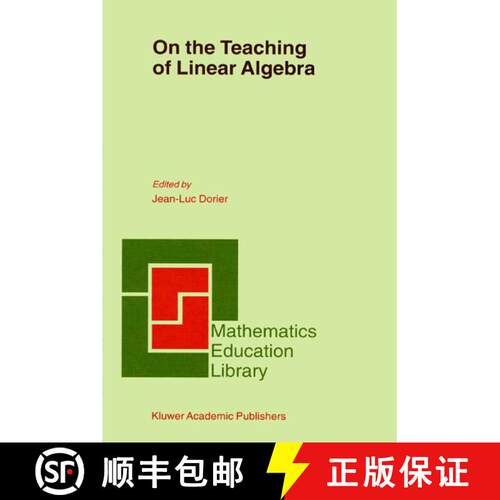 【3-4周达】精装 On the Teaching of Linear Algebra [9780792365396]