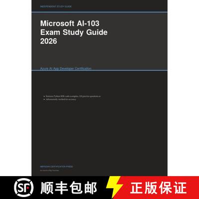 【3-4周达】Microsoft AI-103 Exam Study Guide 2026: Azure AI App Developer Certification [9781608887118]