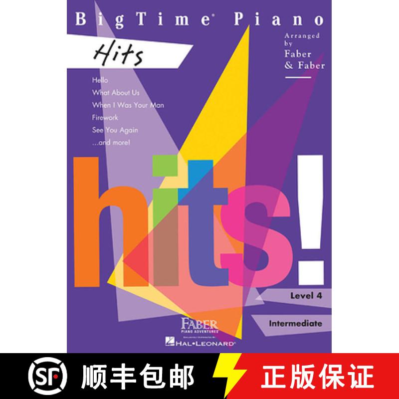 【3-4周达】Bigtime Piano Hits - Level 4 [9781616776961]