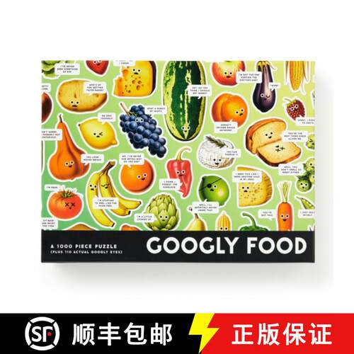 【3-4周达】Googly Food 1000 Piece Puzzle [9780735386570]