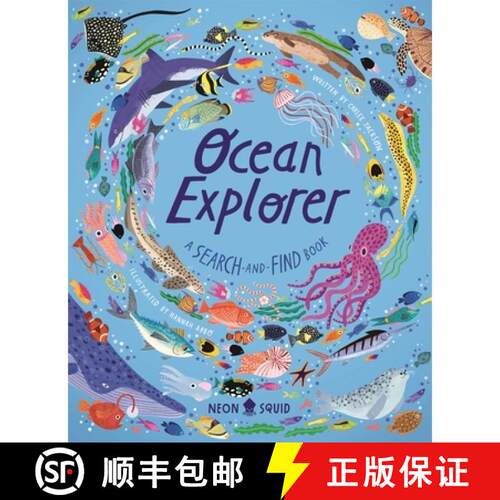 【3-4周达】精装 Ocean Explorer: A Search-and-Find Book [9781916745179]