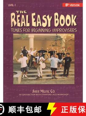 【3-4周达】Real Easy Book Vol.1 (Bb Version): Tunes for Beginning Improvisers [9781883217181]