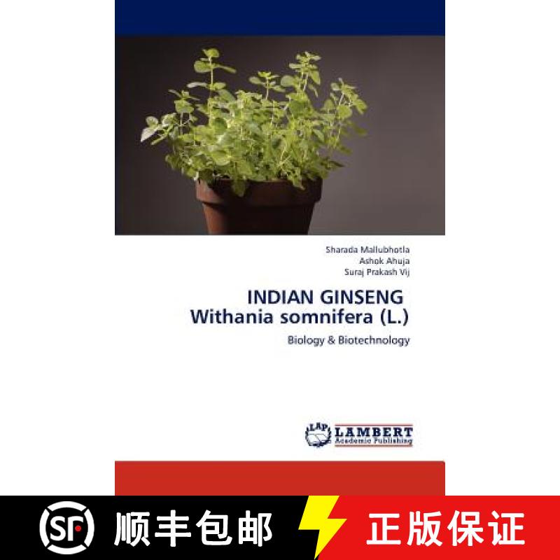 预订 Indian Ginseng Withania Somnifera (L.) [9783659184277]
