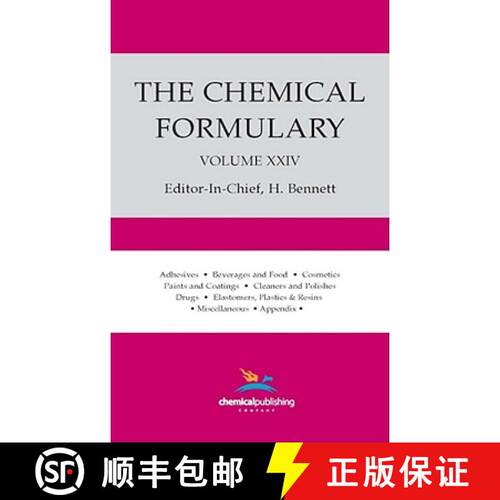 【3-4周达】精装 Chemical Formulary, Volume 24: Volume 24 [9780820602912]
