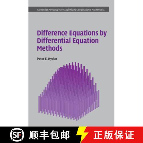 【3-4周达】精装 Difference Equations by Differential Equation Methods: - Difference Equations by Diff... [9780521878524]