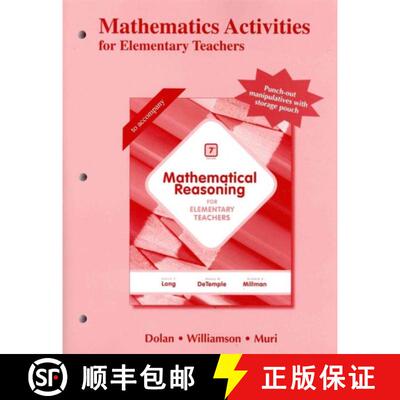 【3-4周达】Activity Manual for Mathematical Reasoning for Elementary Teachers [9780321915115]