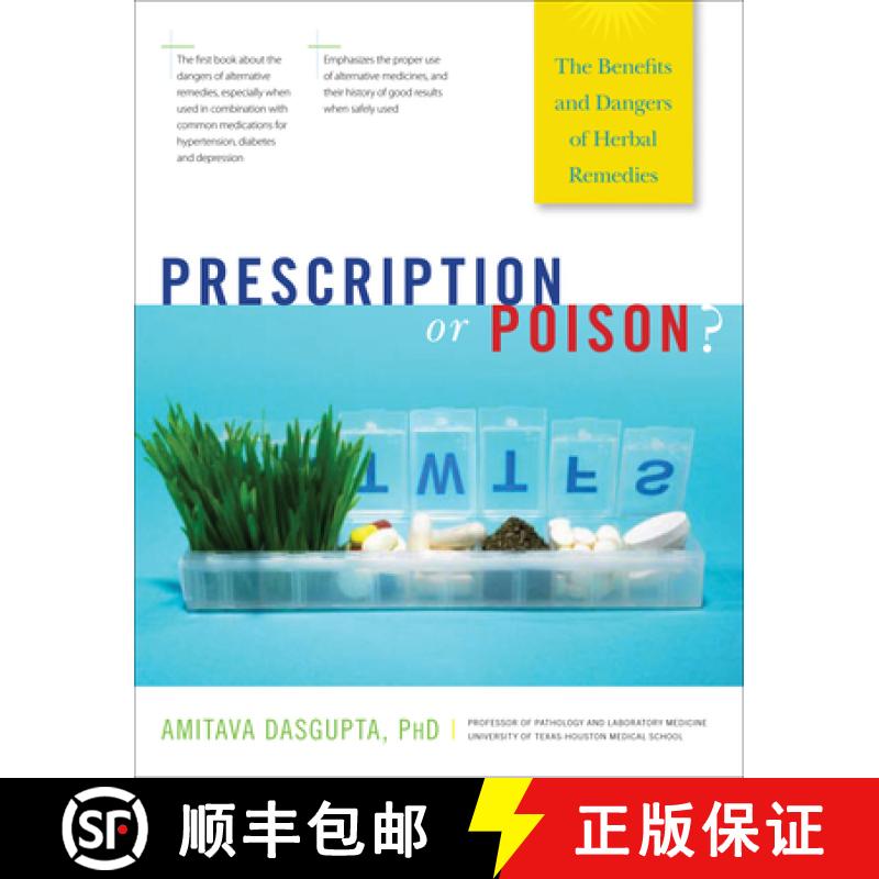【3-4周达】Prescription or Poison?: The Benefits and Dangers of Herbal Remedies [9781630268282]