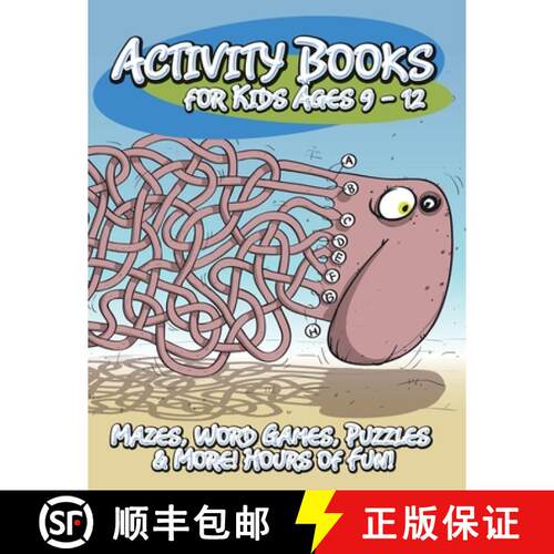 【3-4周达】Activity Books for Kids Ages 9 - 12 (Mazes, Word Games, Puzzles & More! Hours of Fun!) [9798869458360]