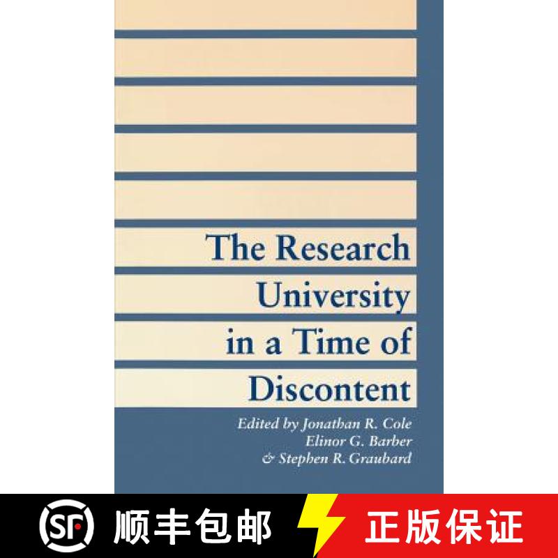 【3-4周达】The Research University in a Time of Discontent [9780801849589]