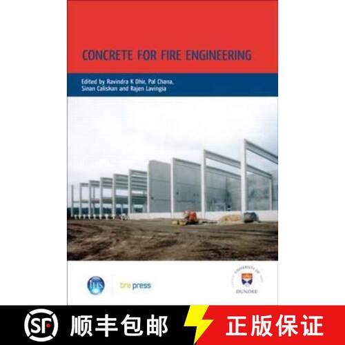 【3-4周达】精装 Concrete for Fire Engineering: Proceedings of the International Conference, Dundee, J... [9781848060418]