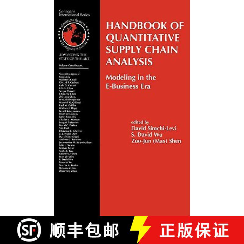 【3-4周达】Handbook of Quantitative Supply Chain Analysis: Modeling in the E-Business Era [9781402079528]