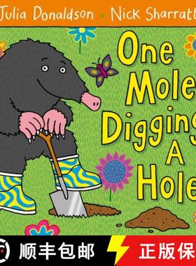 预订 鼹鼠挖了一个洞 One Mole Digging a Hole [9780230706477]
