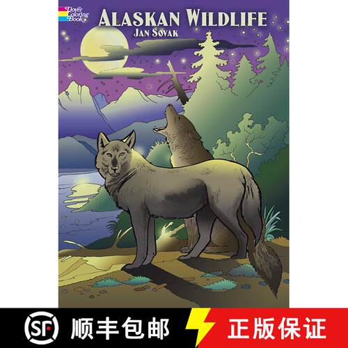 预订 Alaskan Wildlife Coloring Book [9780486452210]