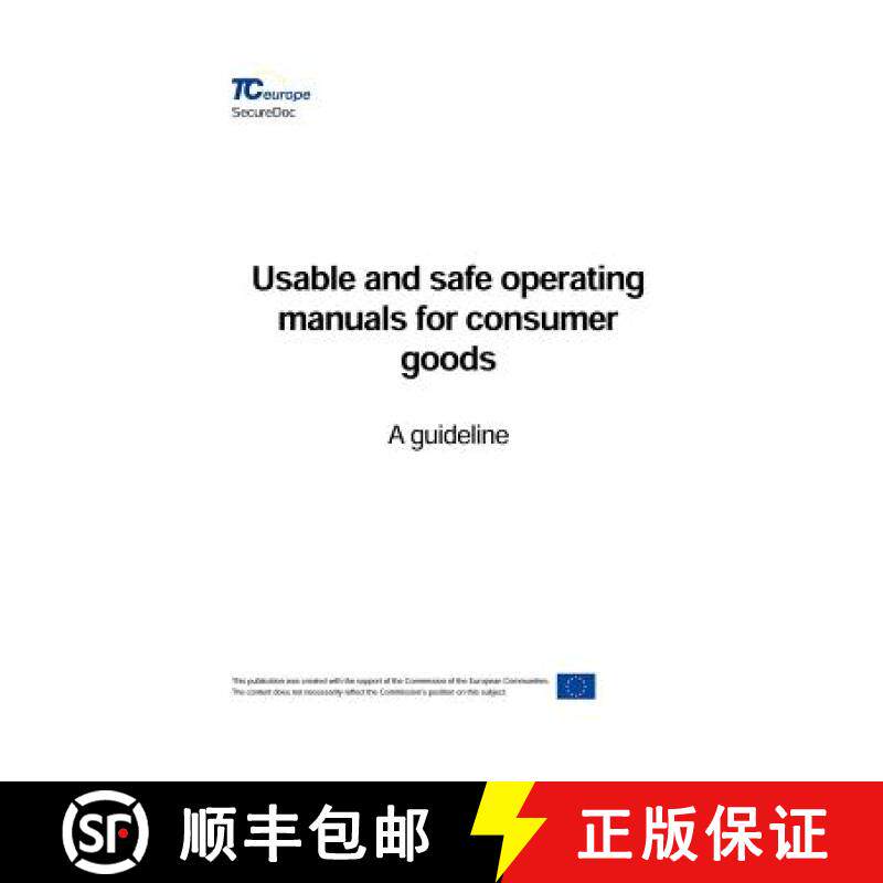 【3-4周达】Usable and safe operating manuals for consumer goods [9780950645964]