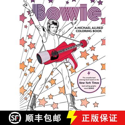 【3-4周达】BOWIE: A Michael Allred Coloring Book: The Unauthorized Coloring Book Based on the New Yor... [9781647222178]
