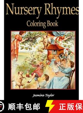 【3-4周达】Nursery Rhymes Coloring Book [9780359871629]