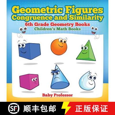 【3-4周达】Geometric Figures, Congruence and Similarity - 6th Grade Geometry Books | Children's Math ... [9781541905382]