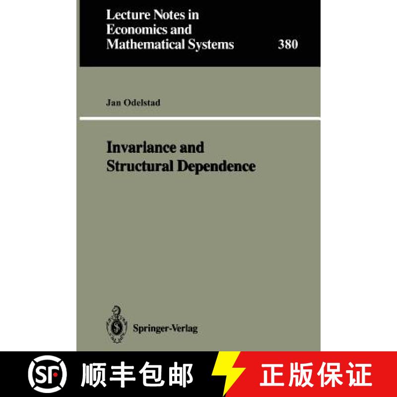 【3-4周达】Invariance and Structural Dependence [9783540552604]