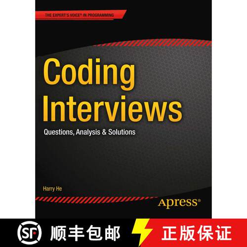【3-4周达】Coding Interviews : Questions, Analysis & Solutions (1st ed.) [9781430247616]