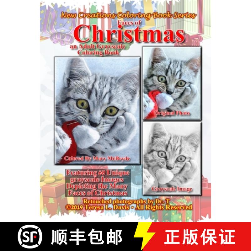 【2-3周达】New Creations Coloring Book Series: Faces of Christmas [9781951363093]