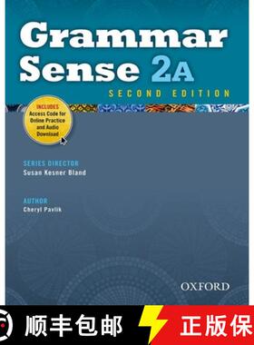 【3-4周达】Grammar Sense: 2: Student Book A with Online Practice Access Code Card [9780194489140]