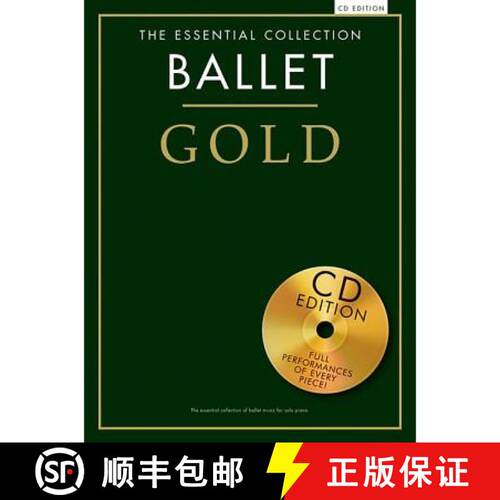 【3-4周达】Ballet Gold: The Essential Collection [With CD (Audio)] [9781780386577]