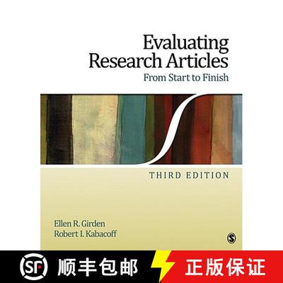 【3-4周达】Evaluating Research Articles from Start to Finish (Third Edition) [9781412974462]
