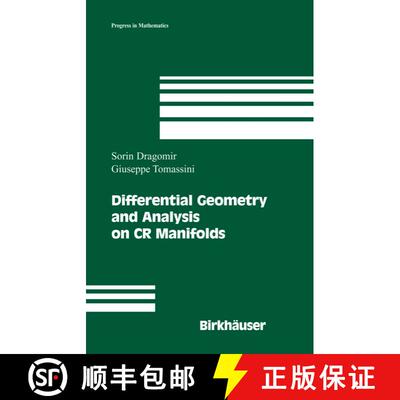 【3-4周达】精装 Differential Geometry and Analysis on CR Manifolds [9780817643881]
