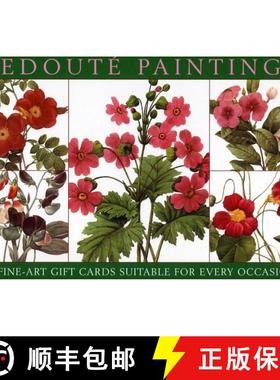 【3-4周达】20 Notecards and Envelopes: Redoute Paintings: A Delightful Pack of High-Quality Fine Art ... [9781782140092]