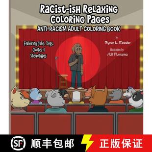 Dogs ish Pages Coloring 预订 Racism Cats Quote... Featuring Relaxing Book Adult 9781626765610 Anti Racist