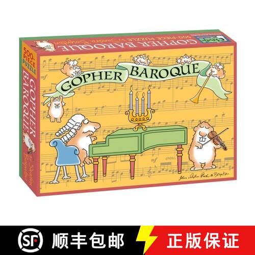 【3-4周达】Gopher Baroque: 500-Piece Puzzle [9781665938556]