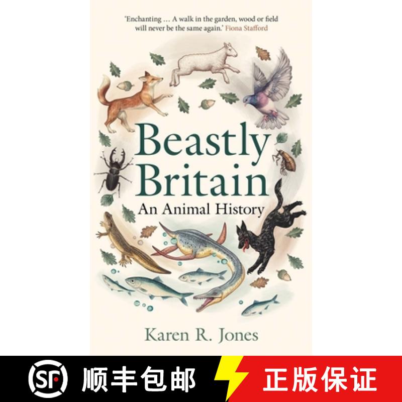 【3-4周达】Beastly Britain: An Animal History [9780300264470]