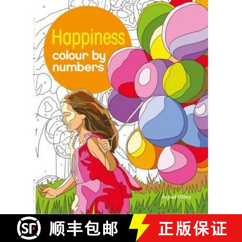 【3-4周达】Happiness Colour by Numbers [9781784286507]