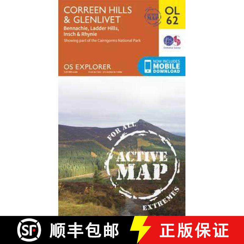 【3-4周达】Correen Hills & Glenlivet, Bennachie & Ladder Hills, Insch & Rhynie [9780319469804]