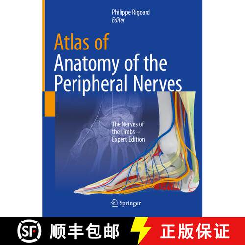 【3-4周达】精装 Atlas of Anatomy of the peripheral nerves: The Nerves of the Limbs – Expert Edition [9783030491789]